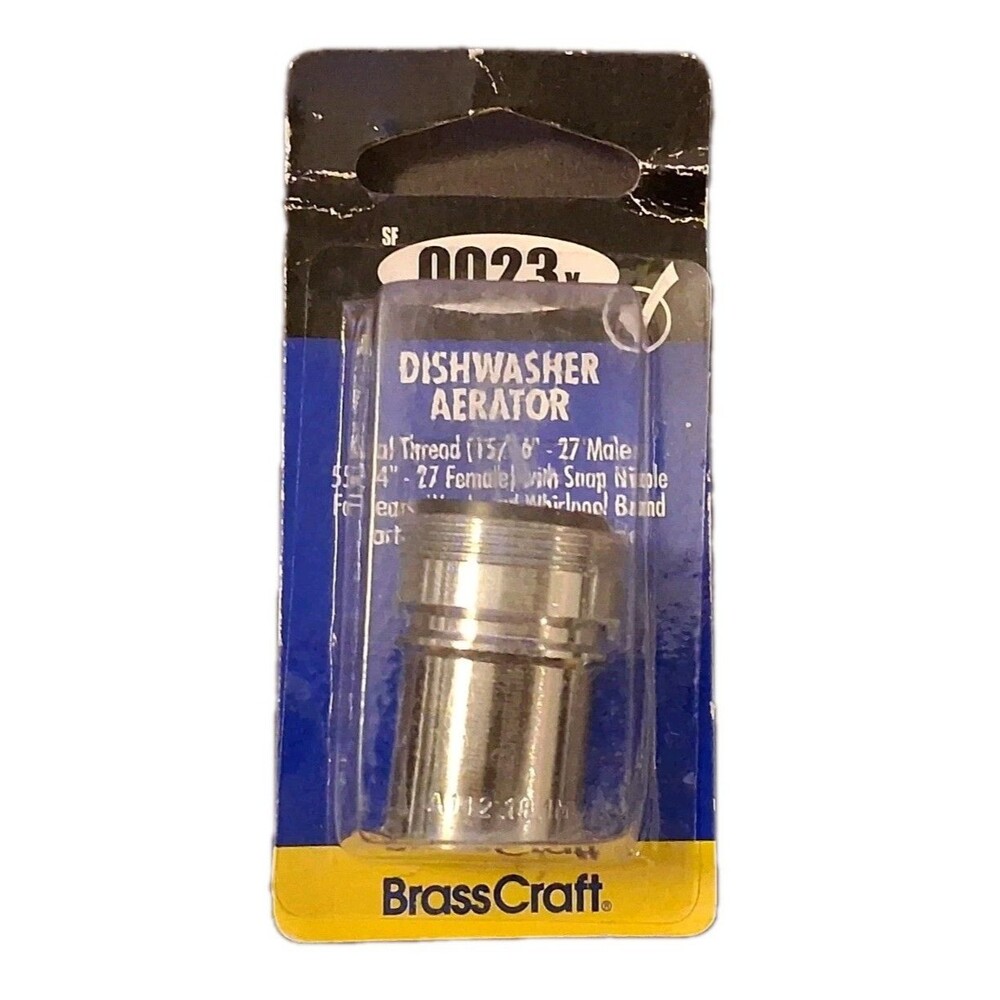 Brass Craft Dishwasher Aerator SF0023X Sears Wards Whirlpool Brand Dishwashers